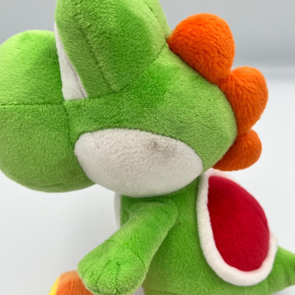 Nintendo Super Mario Bros Yoshi Plush Stuffed Animal Toy Green 8 Inch - Picture 3 of 8